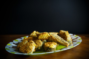fried fish fillet in batter