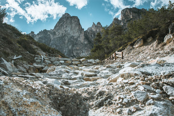 Mountains Lakes and Nature in the Dolomites, Italy