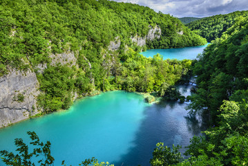 Fototapeta na wymiar National Park Plitvice Lakes. Croatia.