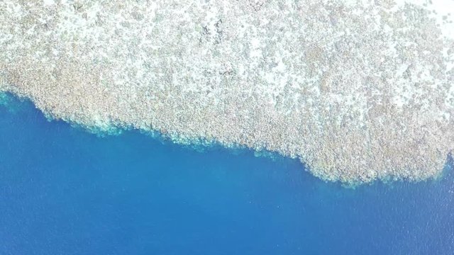 Aerial View of Drop Off in Wakatobi