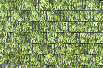 Textur von einem Gartenzaun