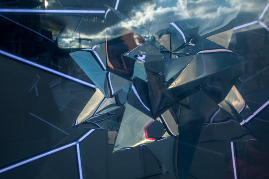 abstract transparent reflection background