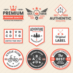 Vintage Retro Vector Logo for banner