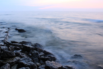 Obraz premium Lake Michigan Sunrise in Door County Wisconsin 5