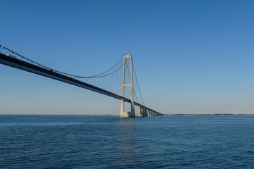 Great Belt bridge at sunny day