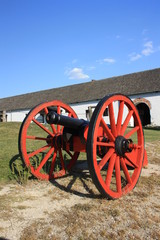 Fototapeta premium Red cannon