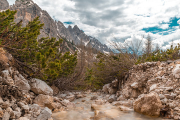 Mountains Lakes and Nature in the Dolomites, Italy