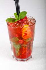 Strawberry mojito