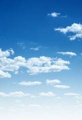 Naklejka na ściany i meble Sky and clouds vertical photo