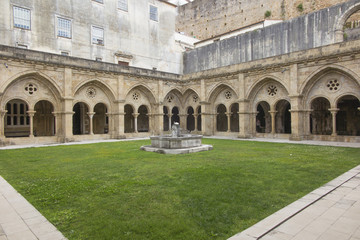 Fototapeta premium The Old Cathedral of Coimbra, (Se Velha de Coimbra).