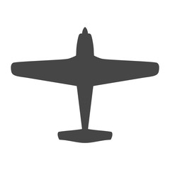 Plane and airplane icon