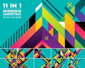Modern geometric abstract background