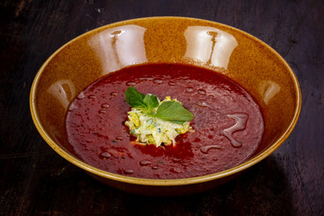 Cold tomato soup Gazpacho