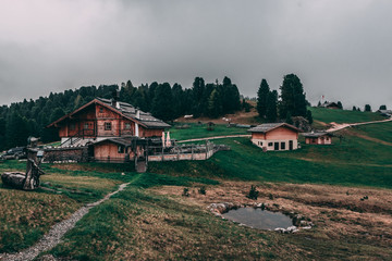Nature and Mountains in the Dolomites, Italy