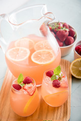 pink berry lemonade