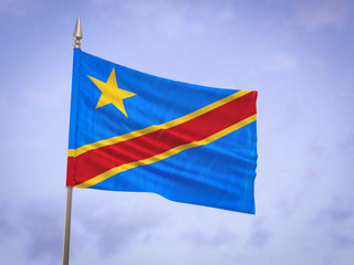 Flag of the Democratic Republic of the Congo