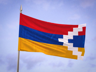 Flag of Artsakh Nagorno-Karabakh