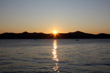 Naklejka premium sunset