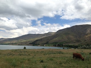 sky and lake