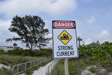 Danger Strong Current Sign