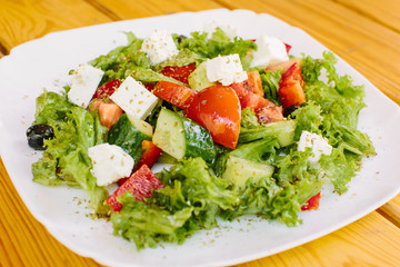 Caesar Salad with Chicken Fillet and Parmesan Cheese