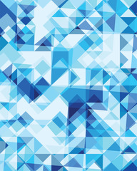 Triangular  or square geometric abstract seamless pattern. Ornament texture or mosaic design backdrop tile template