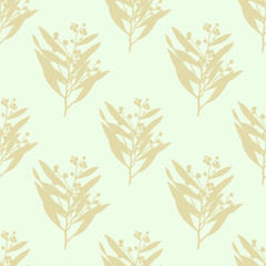 Floral seamless pattern. Flowers illustration