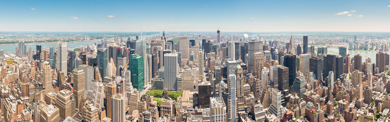 Beautiful Panoramic View of New York