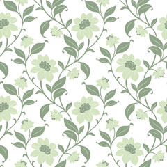 Seamless pattern with roses flowers