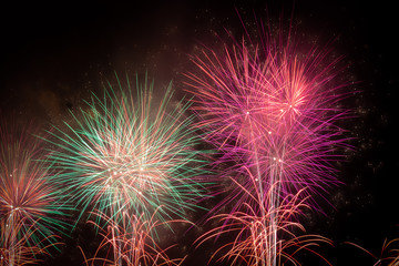 Obraz premium Fireworks on Douro River