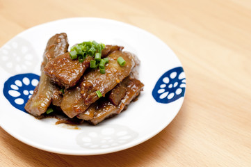 茄子の甘辛味噌煮
