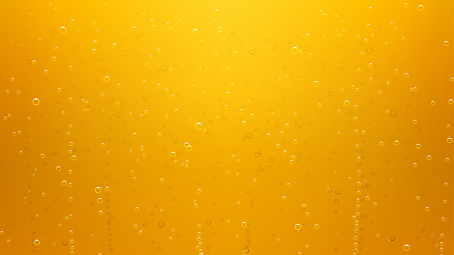beer background with bubbles