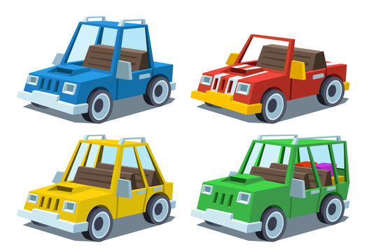 cartoon car set
