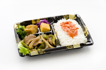 牛肉ピーマン炒め弁当