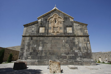 Fototapeta na wymiar Western side of St. Thaddeus Monastery in Western Iran