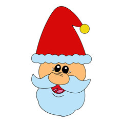 Dwarf cartoon illustration isolated on white background for children color book