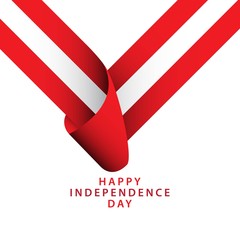Happy Austria Independence Day Vector Template Design Illustrator
