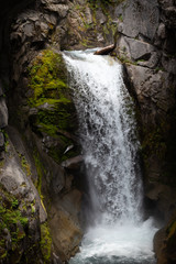 Water Rushing Down a Waterfall