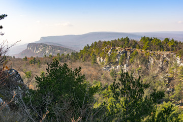 The Shawangunk Ridge, also known as the Shawangunk Mountains or The Gunks, is a ridge of bedrock in...