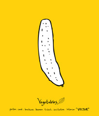 농산물 일러스트 / 손으로 그린 과일과 채소 그림