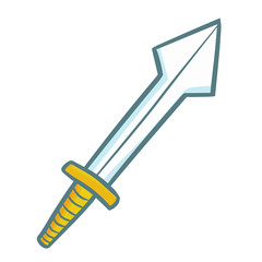 Funny and cool sword - vector.