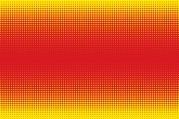 Fototapeta premium Red Halftone Circle Background