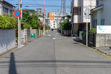 Fototapeta na wymiar 日本の住宅街の風景