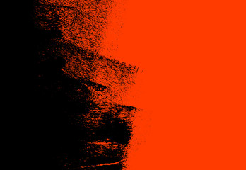 black and red hand painted brush grunge background texture