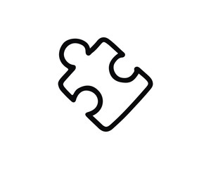 puzzle hand drawn icon , designed for web and app