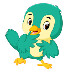 Cute bird cartoon