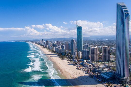 Gold Coast Australia (Drone Shot) - Powered by Adobe