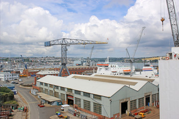 Falmouth Docks, Cornwall