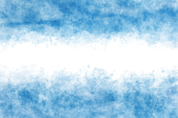 空 雲 青 夏 水彩 背景