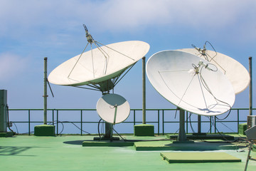Satellite dishes antenna or radio antennas